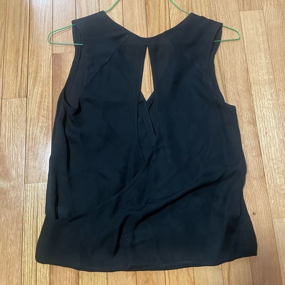 A.L.C Black V-Neck Tank Top Size XS - Picture 6 of 7